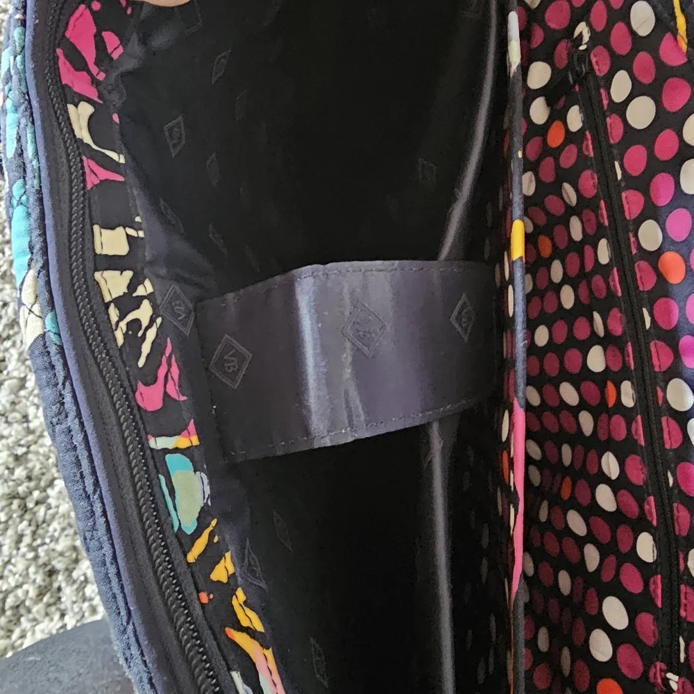 Vera Bradley Butterfly Flutter 2pc Bundle Laptop and Crossbody Purse Travel Work
